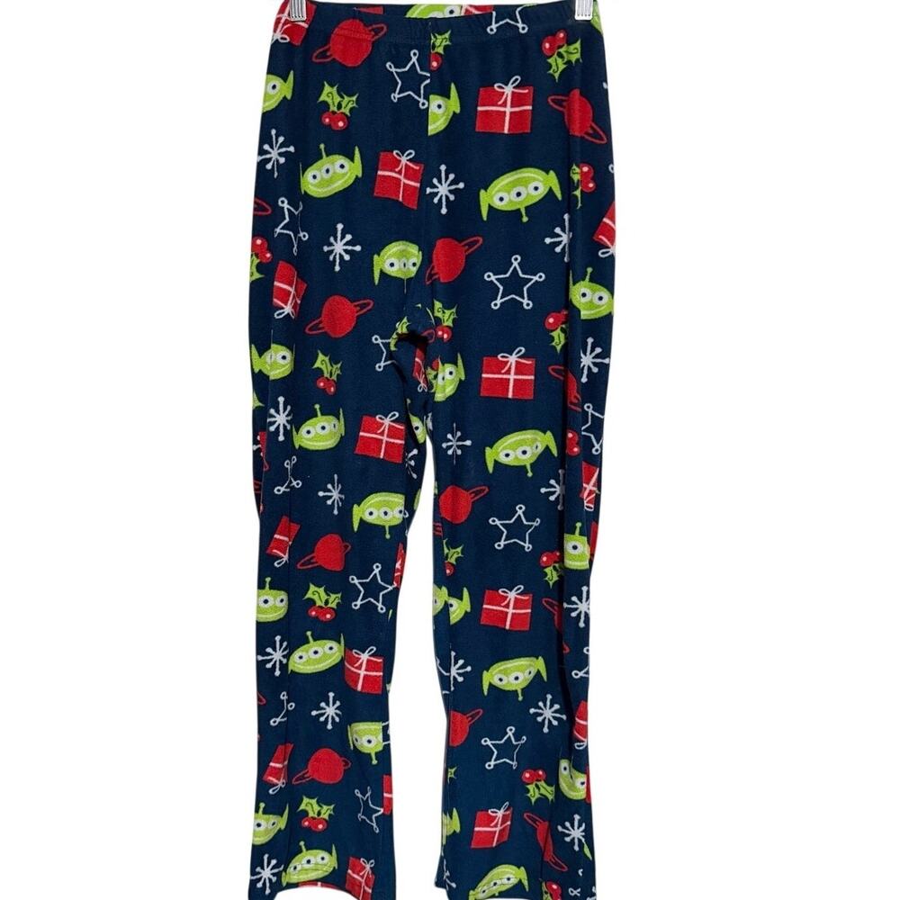 Disney Womens/Teens Toy Story 4 Blue Red Green Alien & Gifts Sleep Pants Size XL